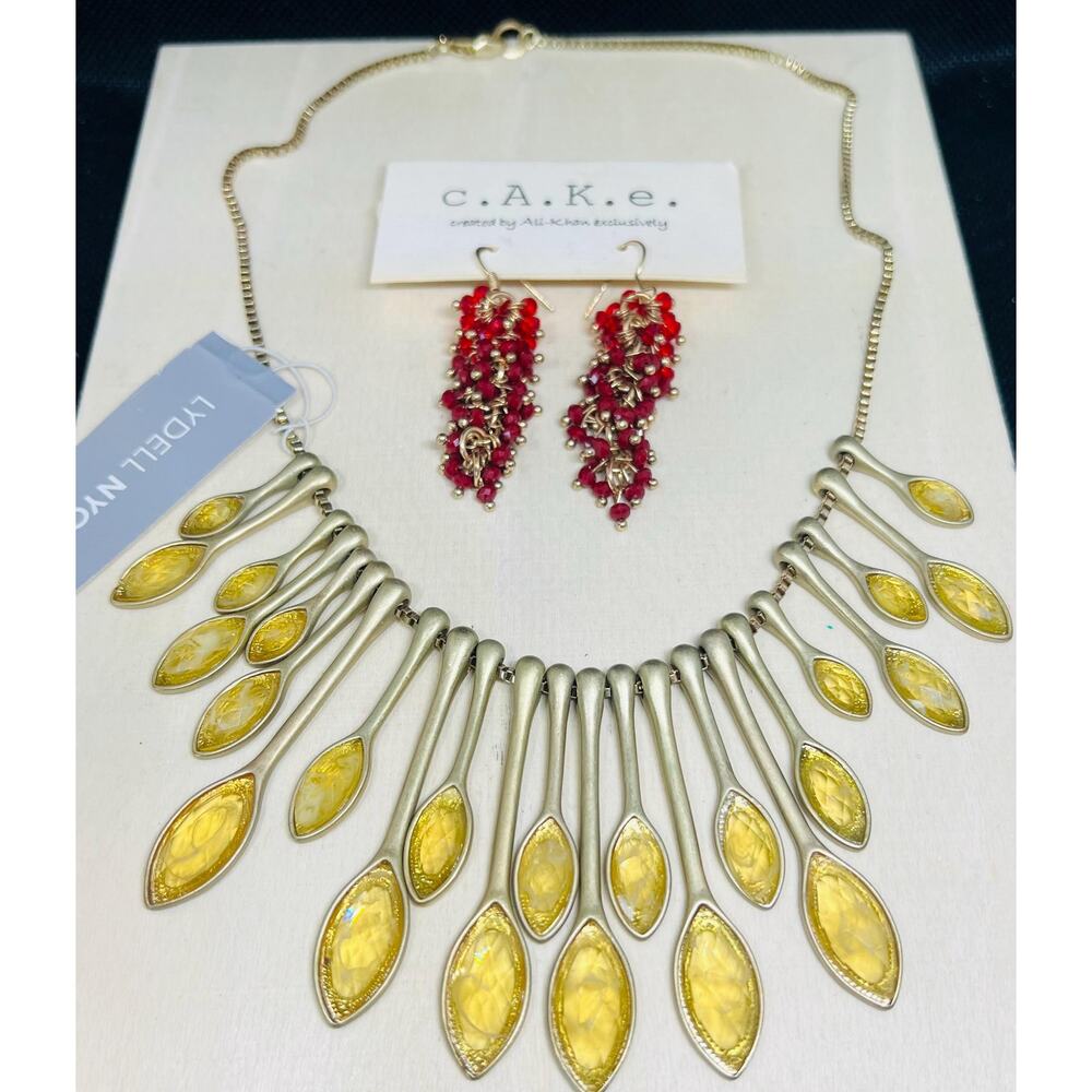 Lydell Nyc necklace, Lydell nyc, Lydell nyc jewelry, C.A.K.E earrings, Ali Khan,
